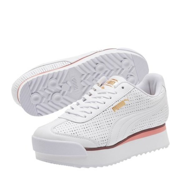 puma roma platform sneakers